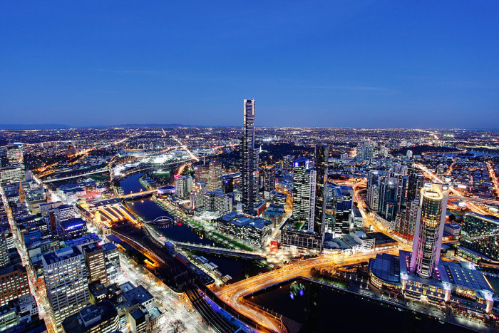 Melbourne-nachts